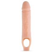 Телесный реалистичный фаллоудлинитель 10 Inch Silicone Cock Sheath Penis Extender - 25,4 см. - Blush Novelties - в Ессентуках купить с доставкой