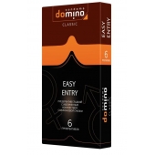 Презервативы с увеличенным количеством смазки DOMINO Easy Entry - 6 шт. - Domino - купить с доставкой в Ессентуках