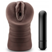 Коричневый мастурбатор-вагина Hot Chocolate Brianna - Blush Novelties - в Ессентуках купить с доставкой