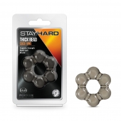 Дымчатое эрекционное кольцо Stay Hard Thick Bead Cock Ring - Blush Novelties - в Ессентуках купить с доставкой