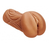 Кофейный мастурбатор-вагина Dumpling - Lola Games - в Ессентуках купить с доставкой