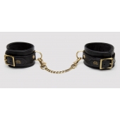 Черные оковы на ноги Bound to You Faux Leather Ankle Cuffs - Fifty Shades of Grey - купить с доставкой в Ессентуках