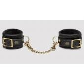 Черные наручники Bound to You Faux Leather Wrist Cuffs - Fifty Shades of Grey - купить с доставкой в Ессентуках