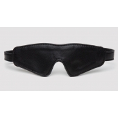 Черная плотная маска на глаза Bound to You Faux Leather Blindfold - Fifty Shades of Grey - купить с доставкой в Ессентуках
