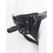Черный пояс для насадок CLASS STRAP Restyling - LOVETOY (А-Полимер) - купить с доставкой в Ессентуках