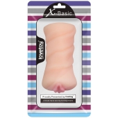 Телесный мастурбатор-вагина X-Basic Pocket Pussy без вибрации - Lovetoy - в Ессентуках купить с доставкой