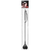 Черный стек с наконечником-сердечком - 54 см. - Notabu - купить с доставкой в Ессентуках