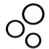 Набор из 3 эрекционных колец SILICONE COCKRINGS - Dream Toys - в Ессентуках купить с доставкой