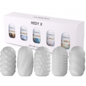 Набор из 5 мастурбаторов Hedy X5 Mixed - Svakom - в Ессентуках купить с доставкой
