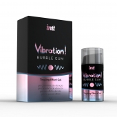 Жидкий интимный гель с эффектом вибрации Vibration! Bubble Gum - 15 мл. - INTT - купить с доставкой в Ессентуках