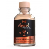 Массажный гель с согревающим эффектом Aperol - 30 мл. - INTT - купить с доставкой в Ессентуках