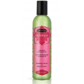Массажное масло Naturals Strawberry Dreams с ароматом клубники - 236 мл. - Kama Sutra - купить с доставкой в Ессентуках