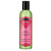 Массажное масло Naturals Strawberry Dreams с ароматом клубники - 59 мл. - Kama Sutra - купить с доставкой в Ессентуках