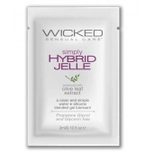Гель-лубрикант на водно-силиконовой основе Simply Hybrid Jelle - 3 мл. - Wicked - купить с доставкой в Ессентуках