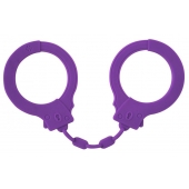 Фиолетовые силиконовые поножи Limitation - Lola Games - купить с доставкой в Ессентуках