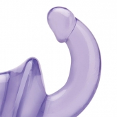 Фиолетовый безремневой страпон Strapless Strap-On - Lux Fetish - купить с доставкой в Ессентуках
