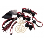 Черно-красный бондажный набор Bow-tie - ToyFa - купить с доставкой в Ессентуках