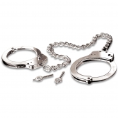 Металлические наручники Metal Leg Cuffs - Pipedream - купить с доставкой в Ессентуках