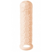 Телесный фаллоудлинитель Homme Long - 15,5 см. - Lola Games - в Ессентуках купить с доставкой