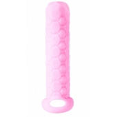 Розовый фаллоудлинитель Homme Long - 13,5 см. - Lola Games - в Ессентуках купить с доставкой