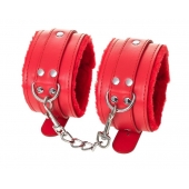 Красные оковы Anonymo из искусственной кожи - ToyFa - купить с доставкой в Ессентуках