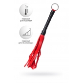 Красно-черный флоггер Anonymo - 28 см. - ToyFa - купить с доставкой в Ессентуках