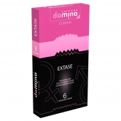 Презервативы с точками и рёбрышками DOMINO Classic Extase - 6 шт. - Domino - купить с доставкой в Ессентуках