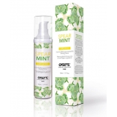 Разогревающее массажное масло Gourmet Spearmint Organic с органическими ингредиентами - 50 мл. - Exsens - купить с доставкой в Ессентуках