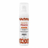 Разогревающее массажное масло Gourmet White Peach Organic с органическими ингредиентами - 50 мл. - Exsens - купить с доставкой в Ессентуках