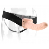 Полый страпон 8  Hollow Strap-On телесного цвета - 19 см. - Pipedream - купить с доставкой в Ессентуках