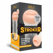 Мастурбатор-ротик ZOLO DEEP THROAT - Zolo - в Ессентуках купить с доставкой