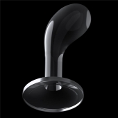 Прозрачный стимулятор простаты Flawless Clear Prostate Plug - 15 см. - Lovetoy - в Ессентуках купить с доставкой