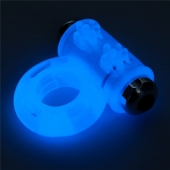 Голубое, светящееся в темноте эрекционное виброкольцо Lumino Play Vibrating Penis Ring - Lovetoy - в Ессентуках купить с доставкой