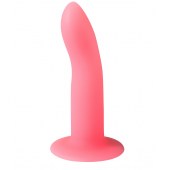 Розовый, светящийся в темноте стимулятор Light Keeper - 13,3 см. - Lola Games