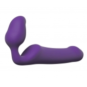 Фиолетовый безремневой страпон Queens L - Adrien Lastic - купить с доставкой в Ессентуках