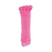 Розовая веревка для связывания Sweet Caress Rope - 10 метров - Sweet Caress - купить с доставкой в Ессентуках