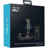Черный вибратор-ротатор для стимуляции простаты Nexus Revo Air - Nexus Range - в Ессентуках купить с доставкой