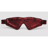 Двусторонняя красно-черная маска на глаза Reversible Faux Leather Blindfold - Fifty Shades of Grey - купить с доставкой в Ессентуках