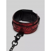 Красно-черные оковы Reversible Faux Leather Ankle Cuffs - Fifty Shades of Grey - купить с доставкой в Ессентуках