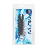 Дымчатая стимулирующая насадка с закрытой головкой SAMURAI PENIS SLEEVE BLACK - 14,5 см. - NMC - в Ессентуках купить с доставкой