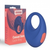 Синее эрекционное кольцо RRRING Casual Date Cock Ring - FeelzToys - в Ессентуках купить с доставкой