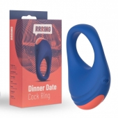 Синее эрекционное кольцо RRRING Dinner Date Cock Ring - FeelzToys - в Ессентуках купить с доставкой