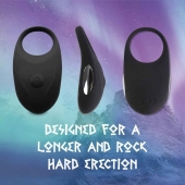 Черное эрекционное виброкольцо Thor Cockring - FeelzToys - в Ессентуках купить с доставкой