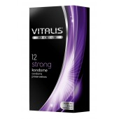 Презервативы с утолщённой стенкой VITALIS PREMIUM strong - 12 шт. - Vitalis - купить с доставкой в Ессентуках