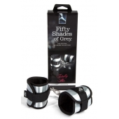 Серо-черные наручники Totally His - Fifty Shades of Grey - купить с доставкой в Ессентуках