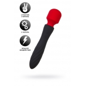 Черно-красный двусторонний вибромассажер Black Red - 21 см. - ToyFa купить в Ессентуках с доставкой в Orgasmix.ru Черно-красный двусторонний вибромассажер Black Red - 21 см. - ToyFa