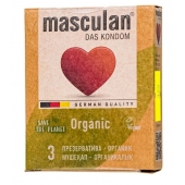 Экологически чистые презервативы Masculan Organic - 3 шт. - Masculan - купить с доставкой в Ессентуках