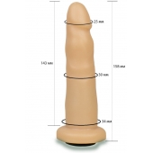 Телесная насадка Harness - 15,8 см. - LOVETOY (А-Полимер) - купить с доставкой в Ессентуках