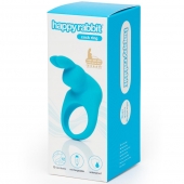Голубое эрекционное виброкольцо Happy Rabbit Rechargeable Rabbit Cock Ring - Happy Rabbit - в Ессентуках купить с доставкой