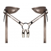 Бронзовый пояс для насадок Desirous Harness - Strap-on-me - купить с доставкой в Ессентуках